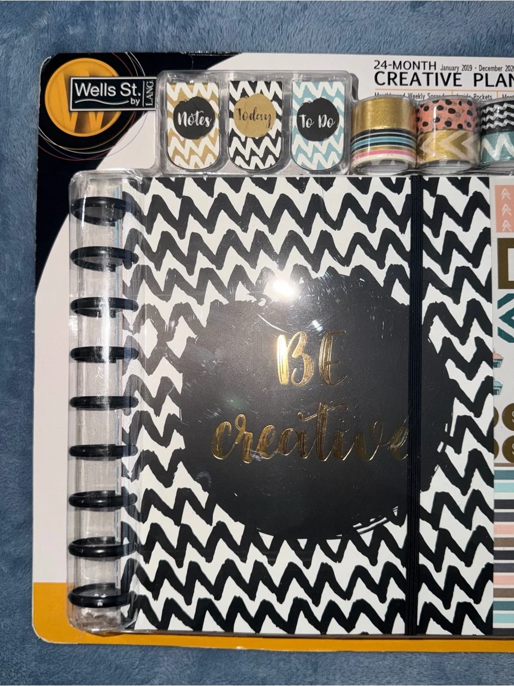 Creative Planner Kit - Black & Teal Accents from 2019-2020